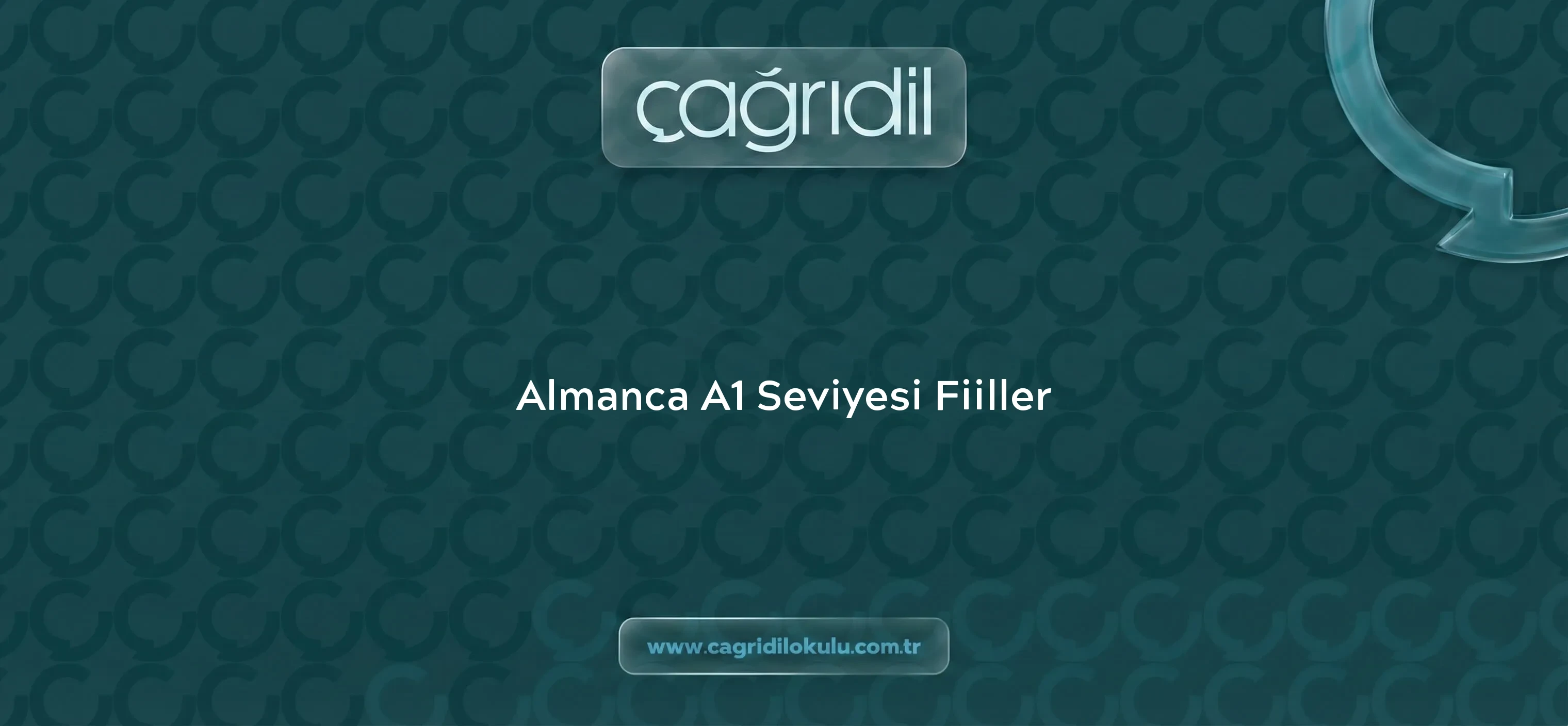 Almanca A1 Seviyesi Fiiller